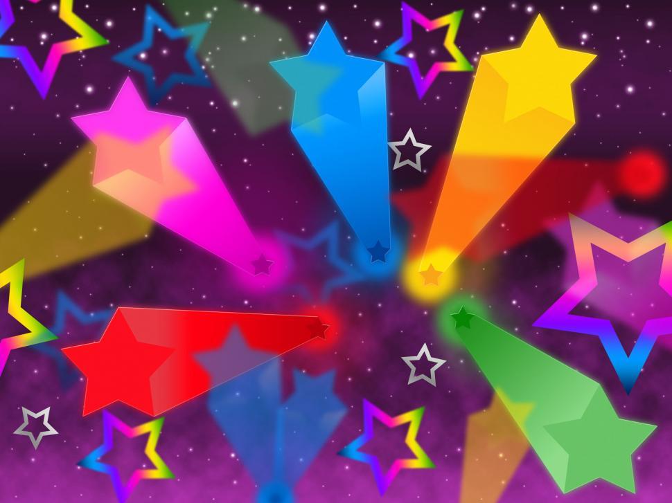 colorful star wallpaper