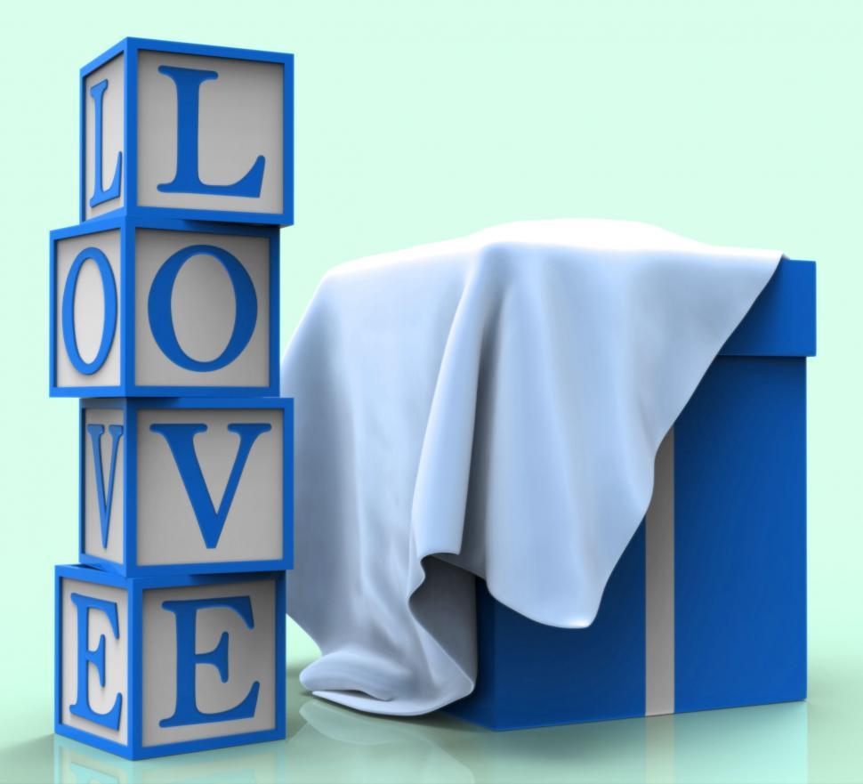 Free Image of Love Giftbox Shows Dating Devotion And Greeting 