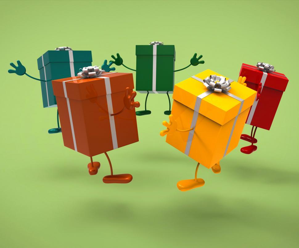 Free Image of Giftboxes Celebration Means Wrapped Package And Presents 