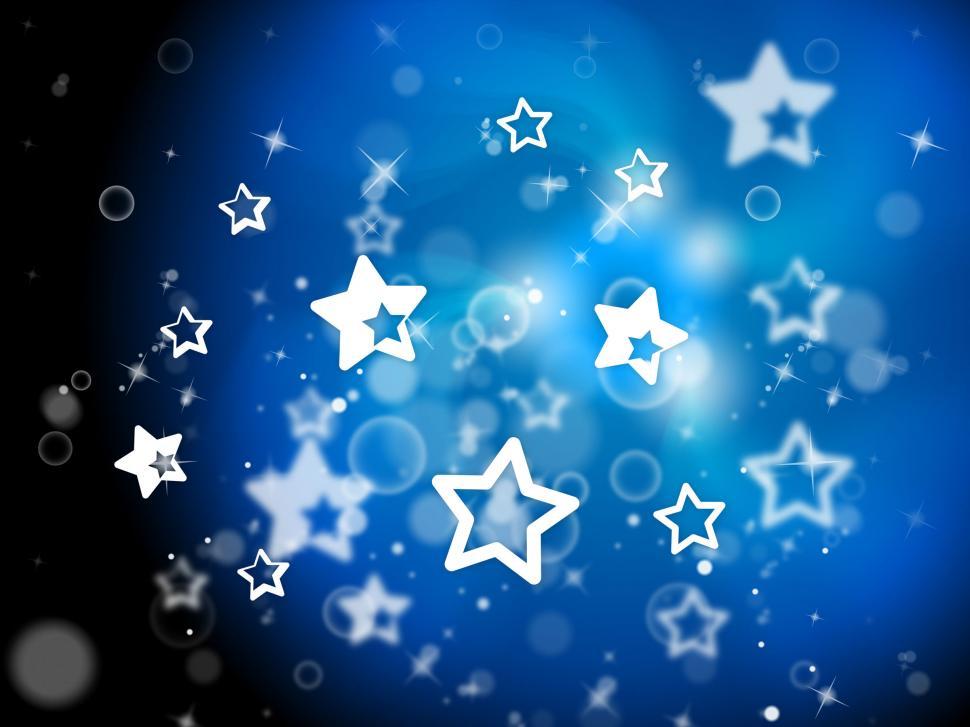 Free Image of Stars Background Means Light Burst And Dazzling 
