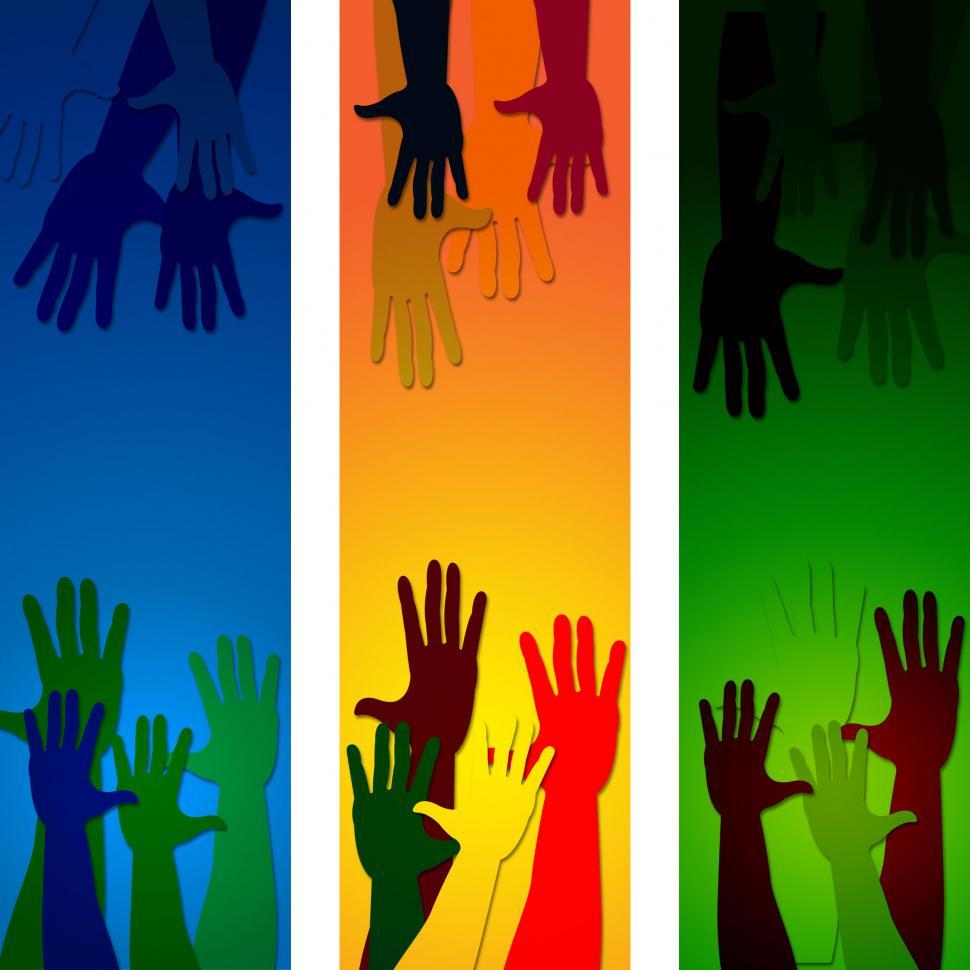 Free Image of Hands Background Shows Empty Space And Arm 
