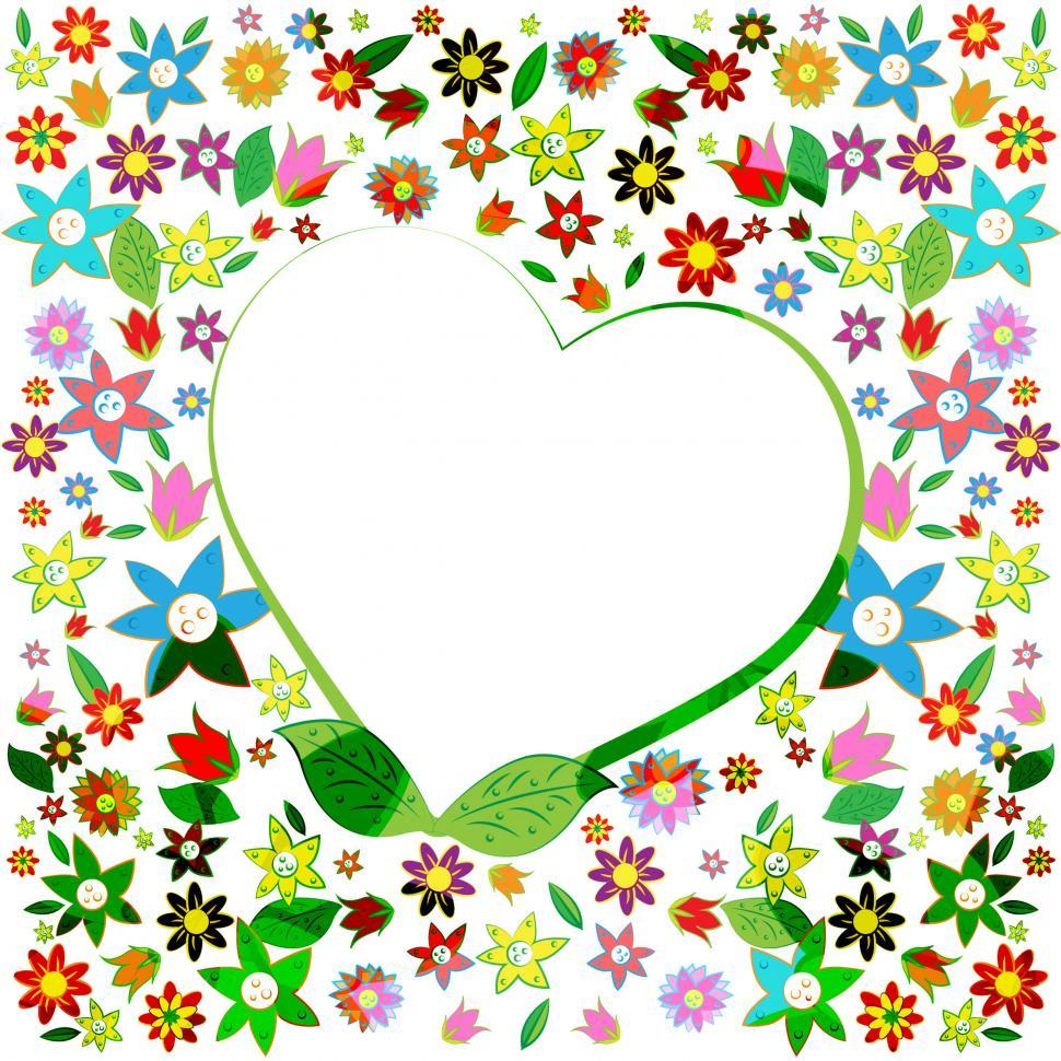 Free Image of Copyspace Heart Means Valentine Day And Copy-Space 