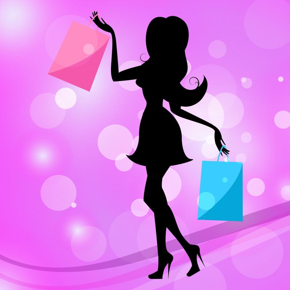 Free Image of Woman Shopping Indicates Commercial Activity And Adult 