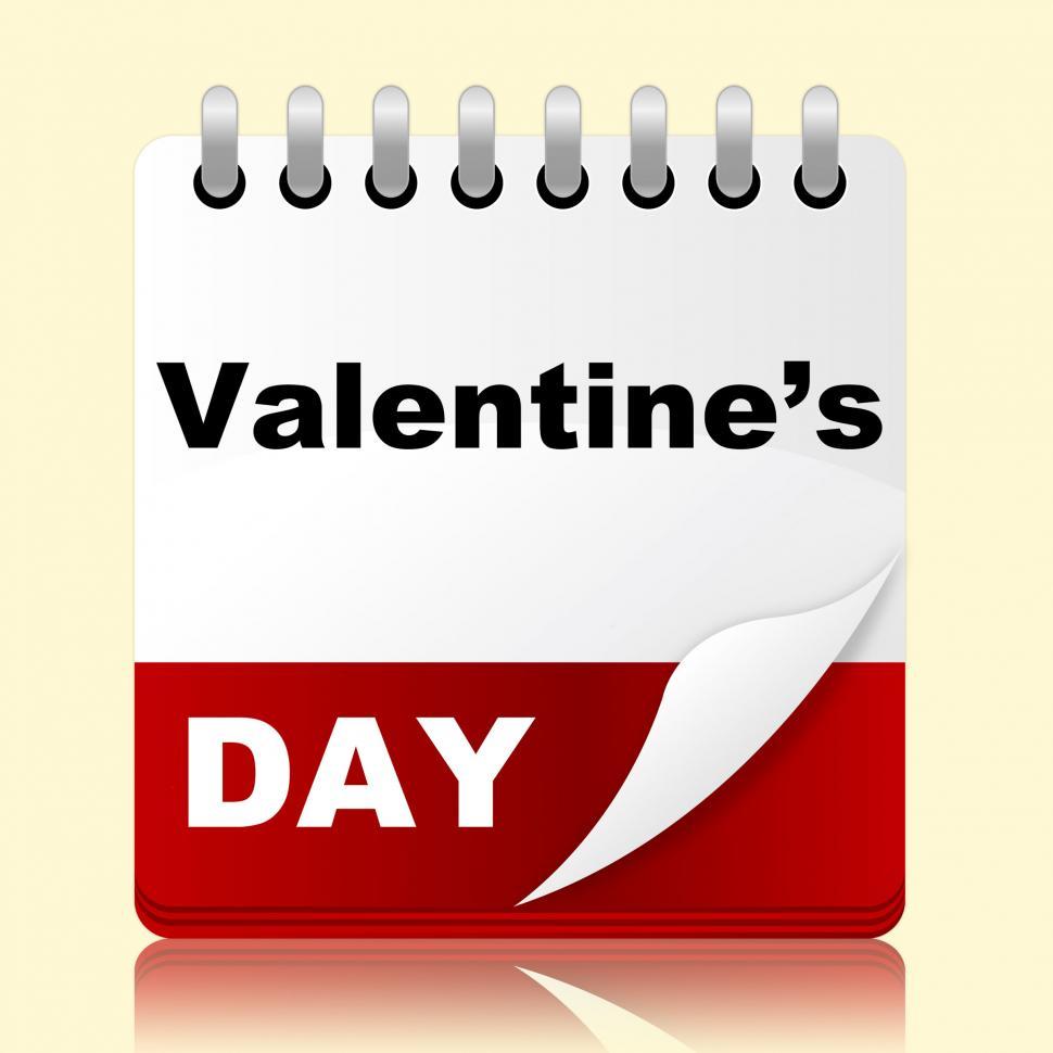 Free Image of Valentines Day Indicates Planning Month And Affection 