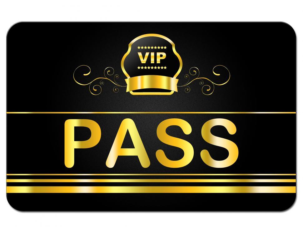 Free Image of Membership Card Represents Very Important Person And Approval 