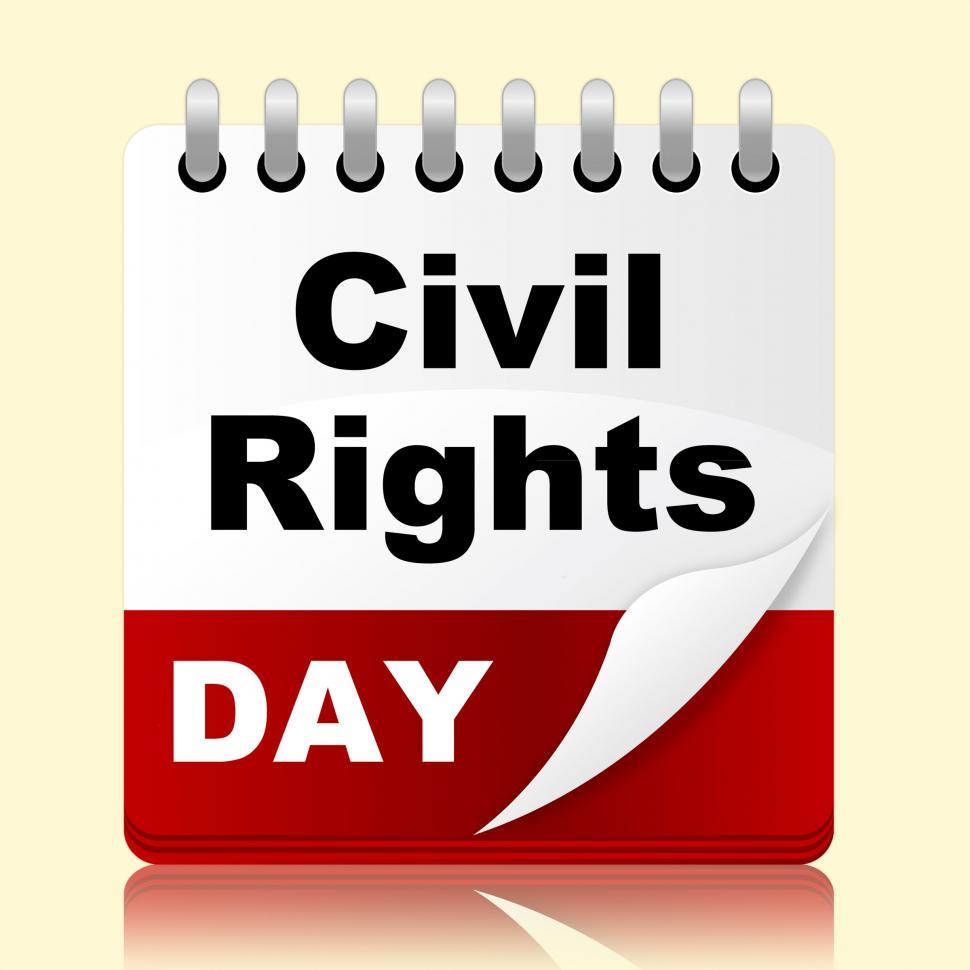 Free Image of Civil Rights Day Means Slavery Plan And Reminder 