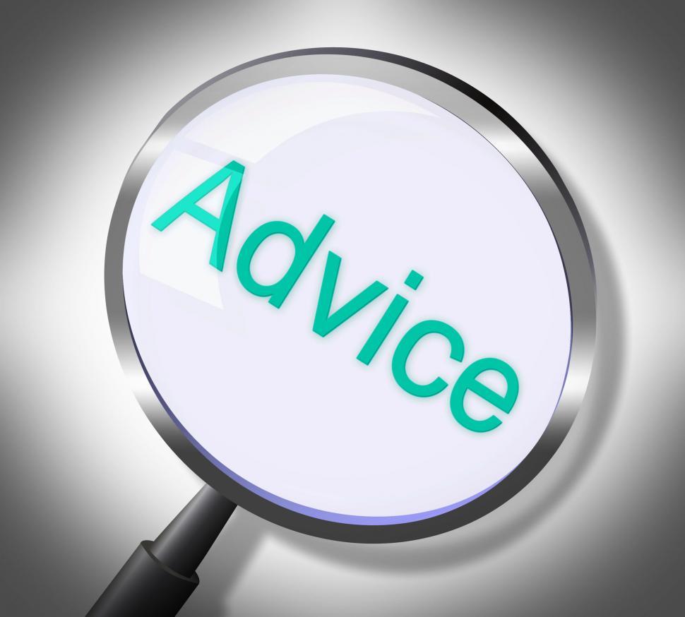 Free Image of Magnifier Advice Means Magnify Info And Searches 