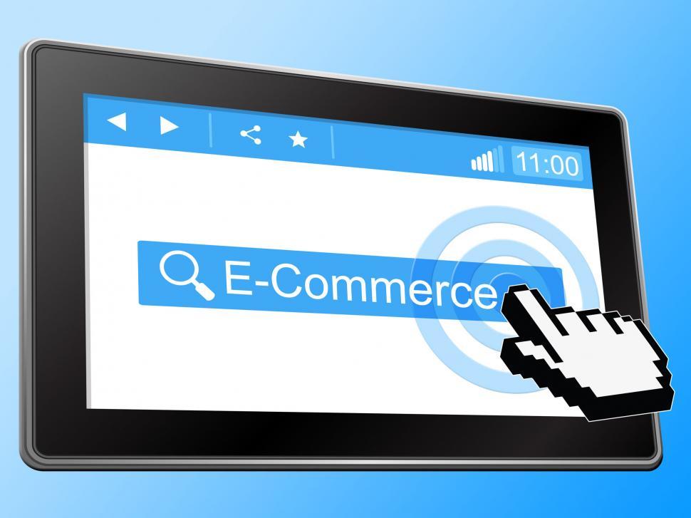 Free Image of E Commerce Means World Wide Web And Bought 