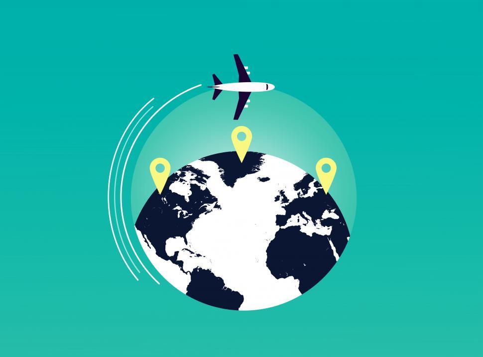 Free Image of Air Travel and the Tourism Global Industry 