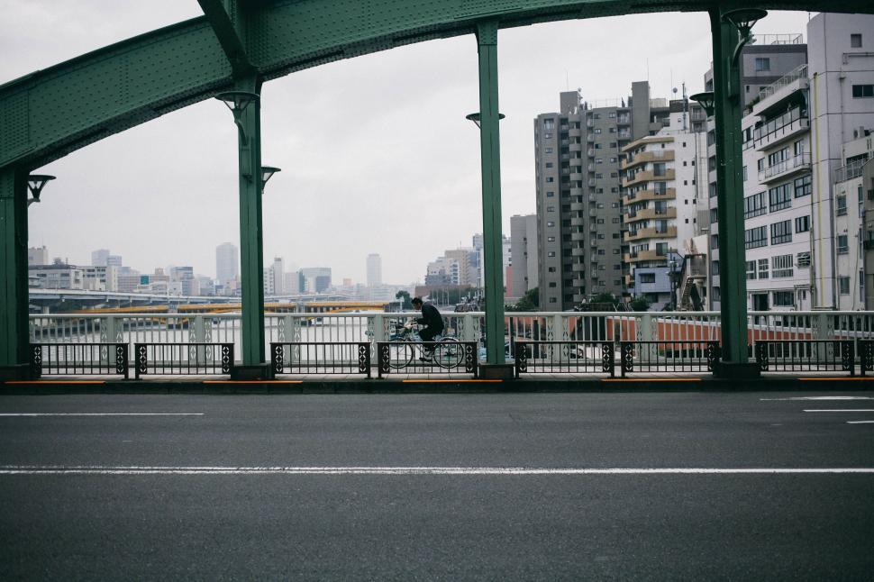 Free Image of Person Riding a Skateboard on a City Street 