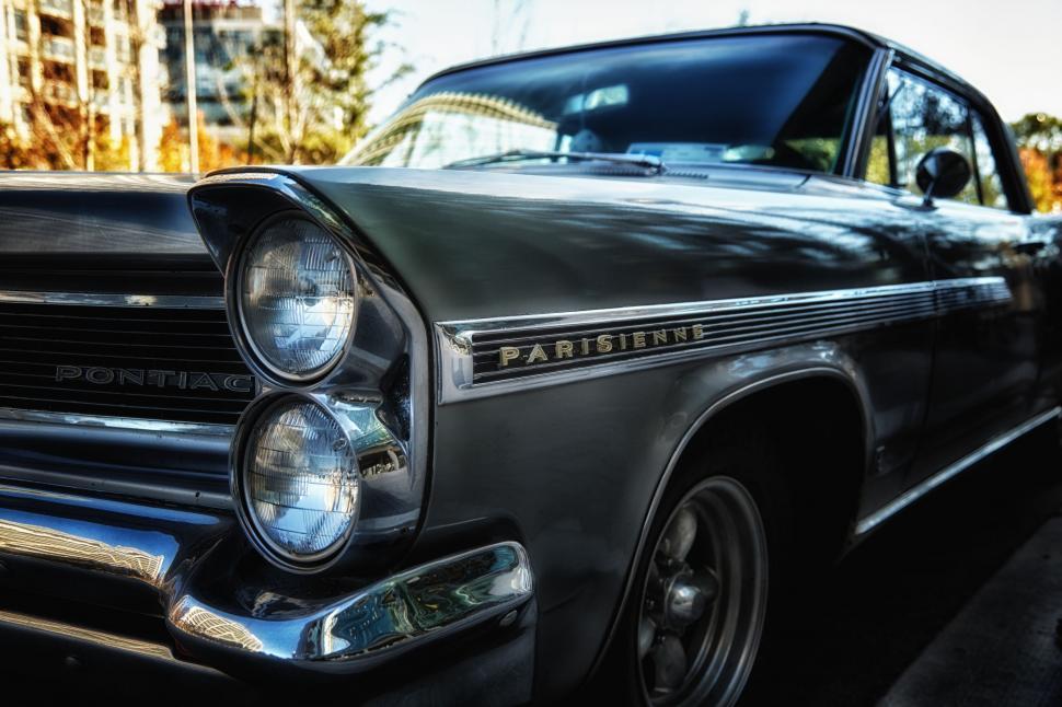 Free Image of Black Car Parked on Side of Road 