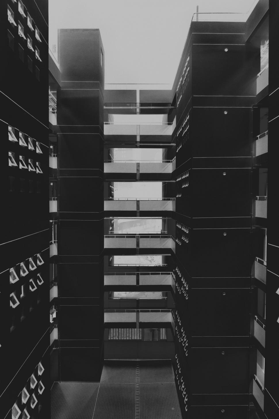 Free Image of Towering Skyscraper in Monochrome 