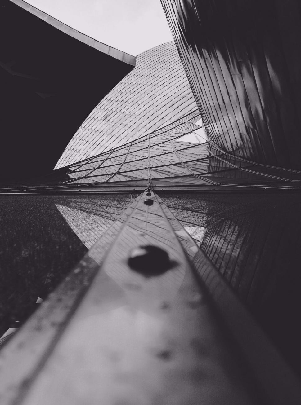 Free Image of Monochrome View of a Historic Building 