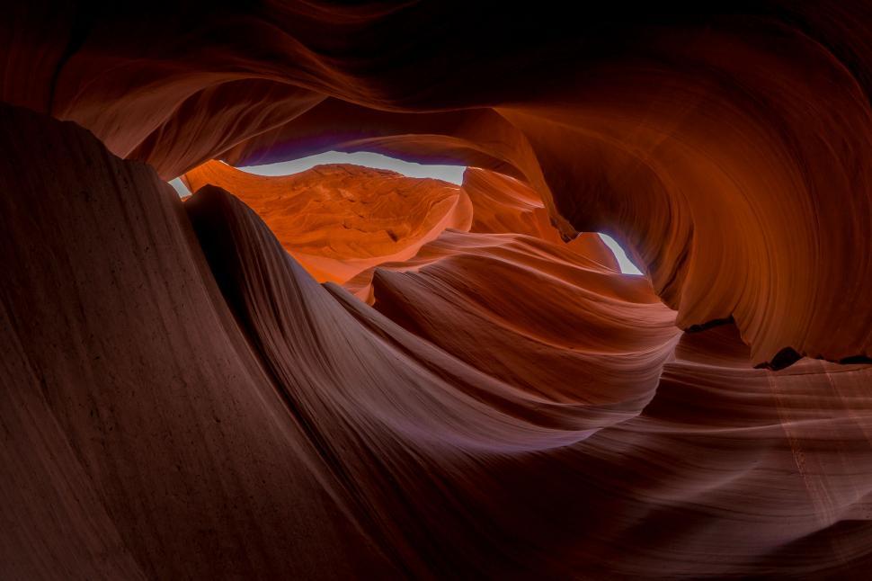 Free Image of Narrow Slot in Rock Formation 