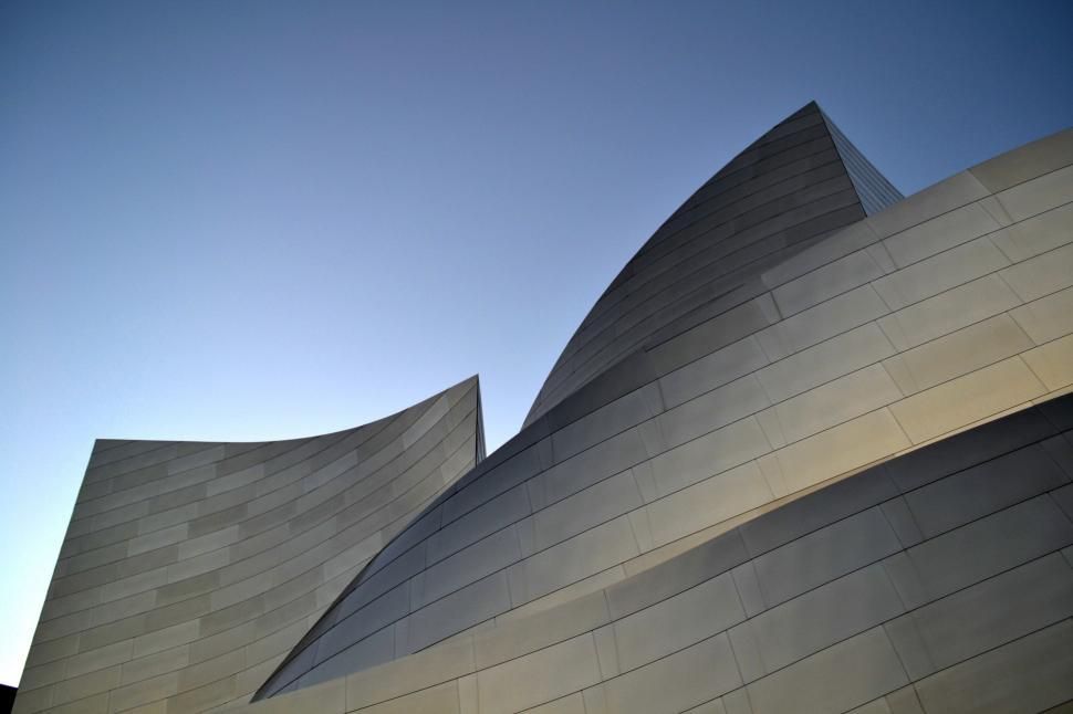 Free Image of Close Up of Building Against Blue Sky 