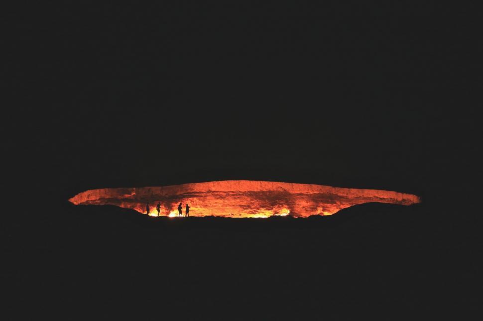Free Image of Close Up of Food in the Dark 