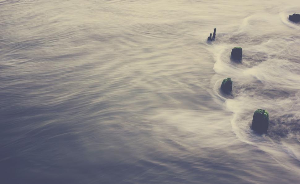 Free Image of Rocks in the Water 