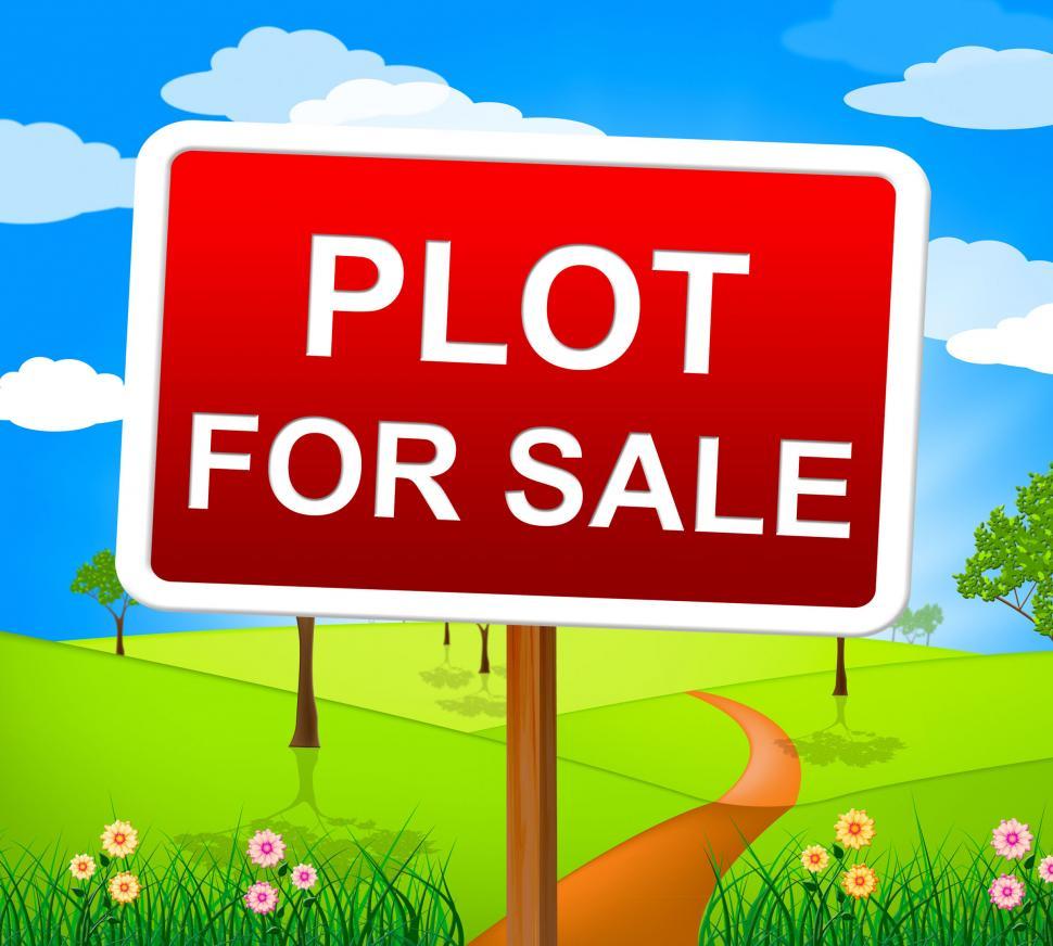 Free Stock Photo of Plot For Sale Means Real Estate Agent And Hectares