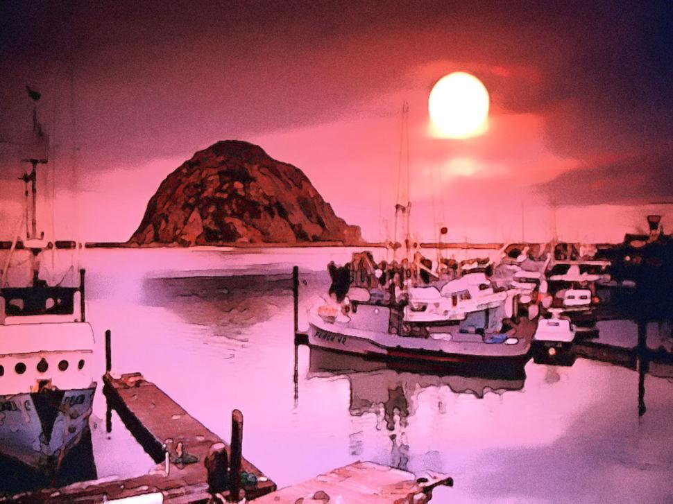 Free Image of Harbor Hues 