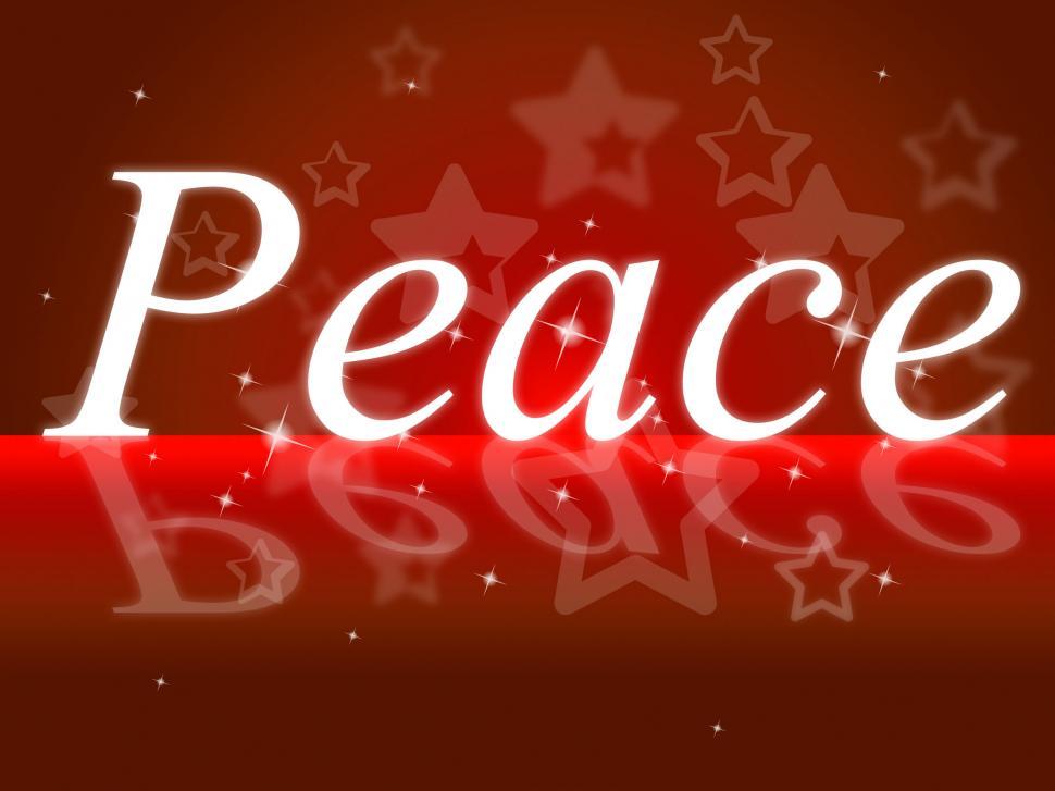 Free Image of Relaxation Peace Shows Love Not War And Break 