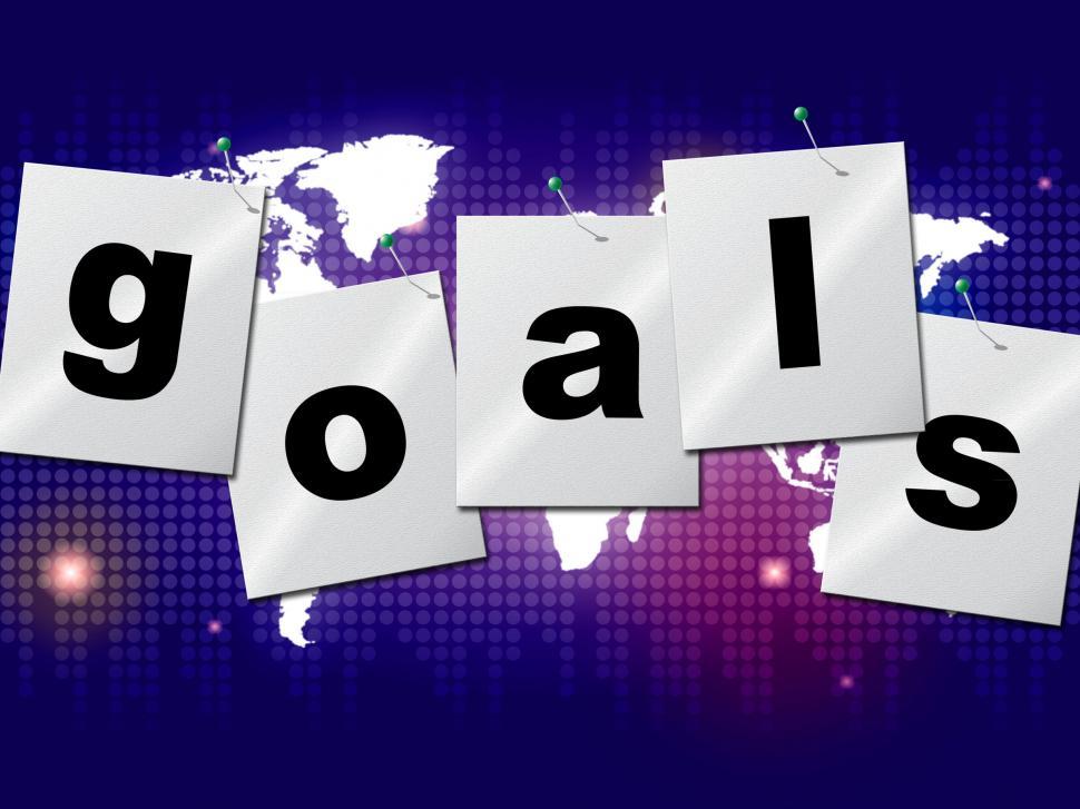 Free Stock Photo of Goals Targets Indicates Aspirations Objectives And