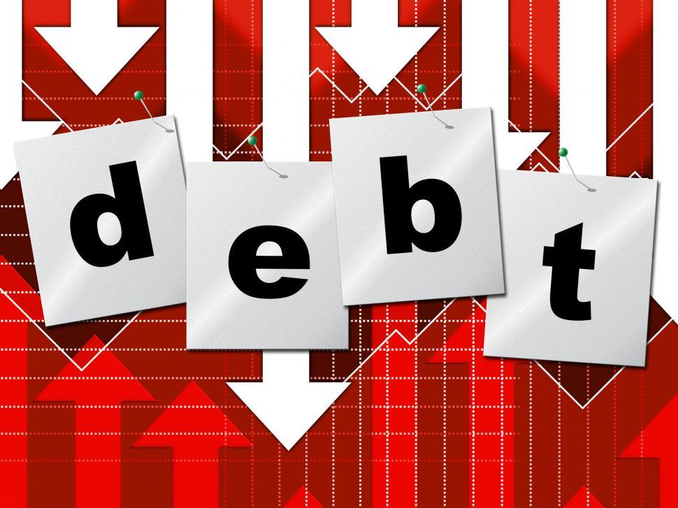 Free Image of Debts Debt Shows Liability Financial And Owning 