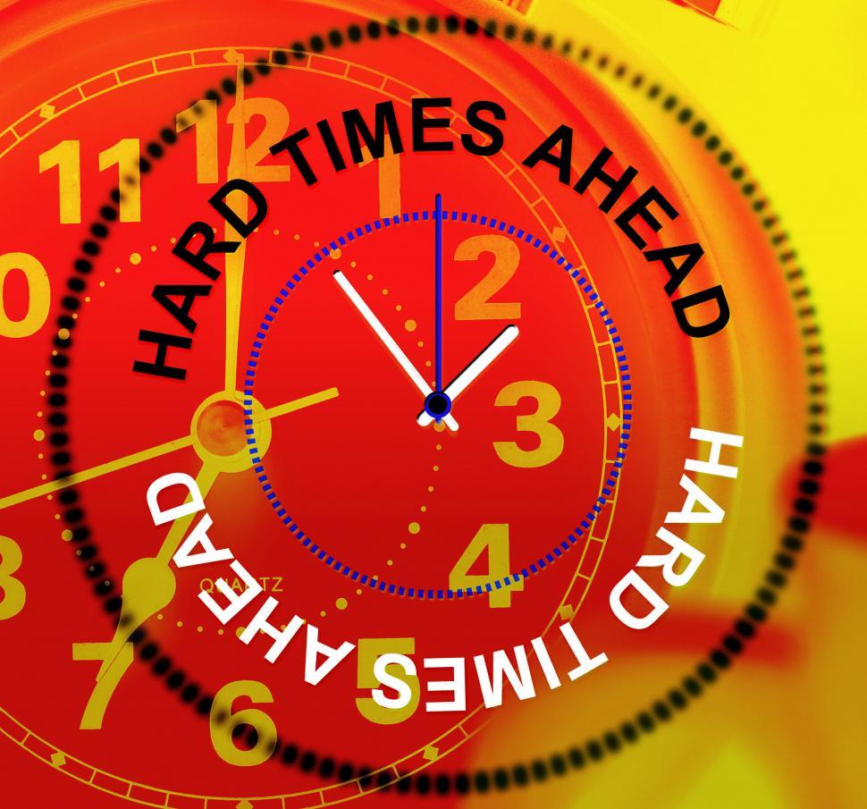 Free Stock Photo of Hard Times Ahead Means Gloomy Problems And Risk ...