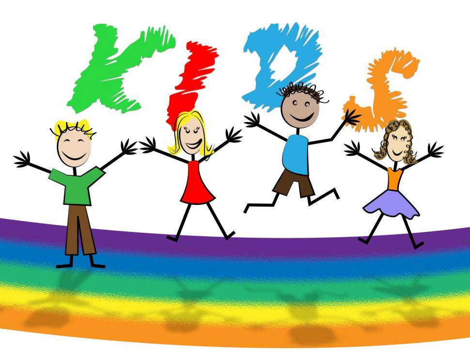 Free Image of Playing Kids Represents Free Time And Enjoyment 