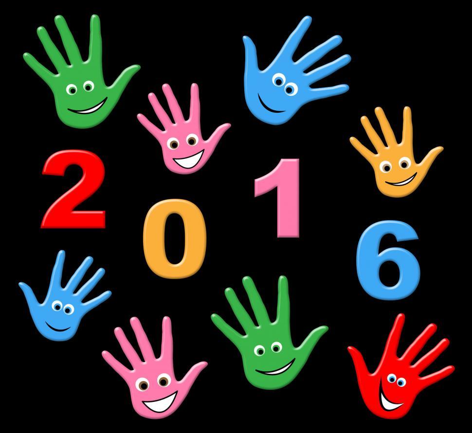 Free Stock Photo of New Year Means Two Thousand Sixteen And Celebrate