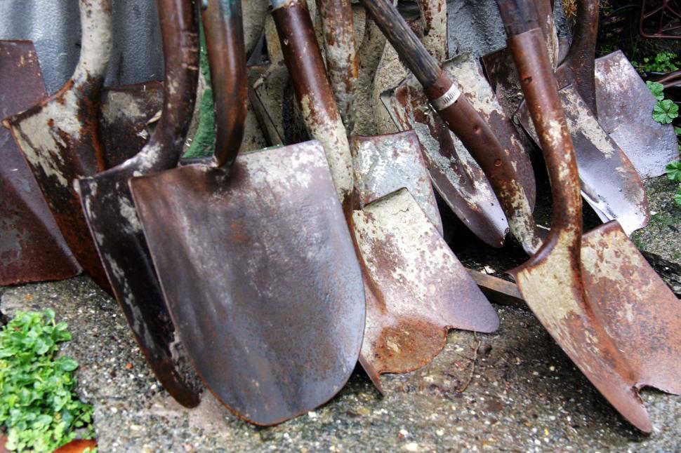 Free Stock Photo of Old shovel heads Download Free Images and Free