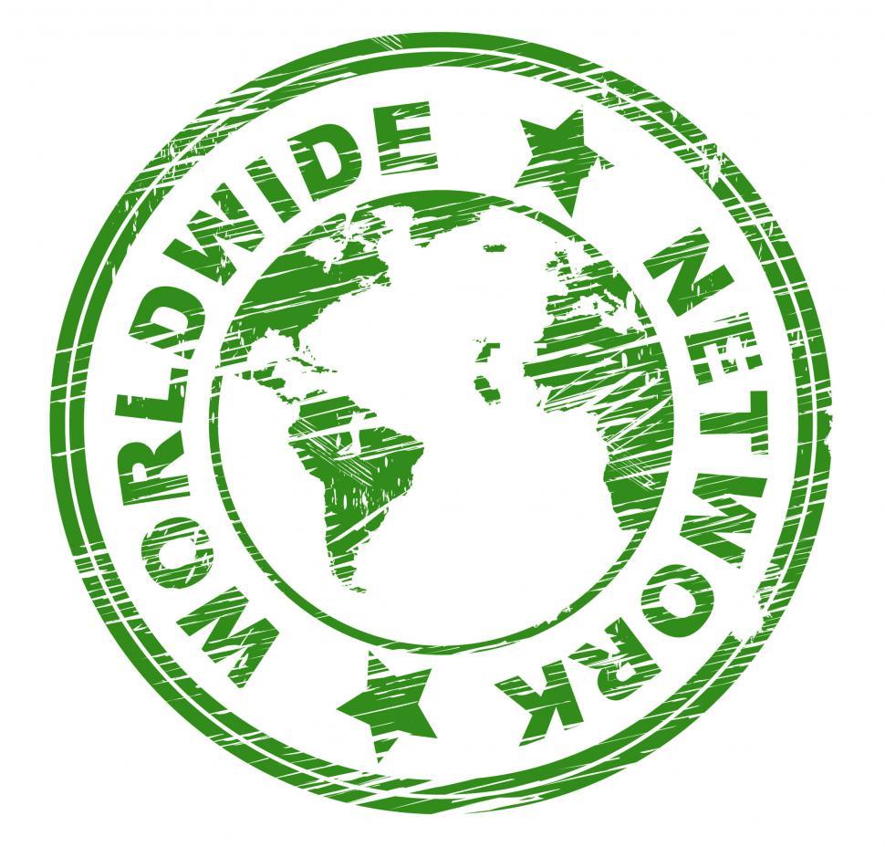 Free Image of Worldwide Network Represents Social Media Marketing And Friends 