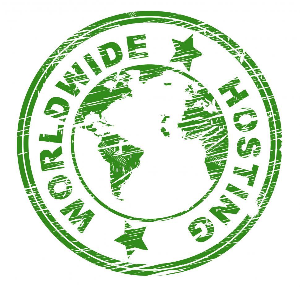 Free Image of Worldwide Hosting Indicates Worldly Server And Web 