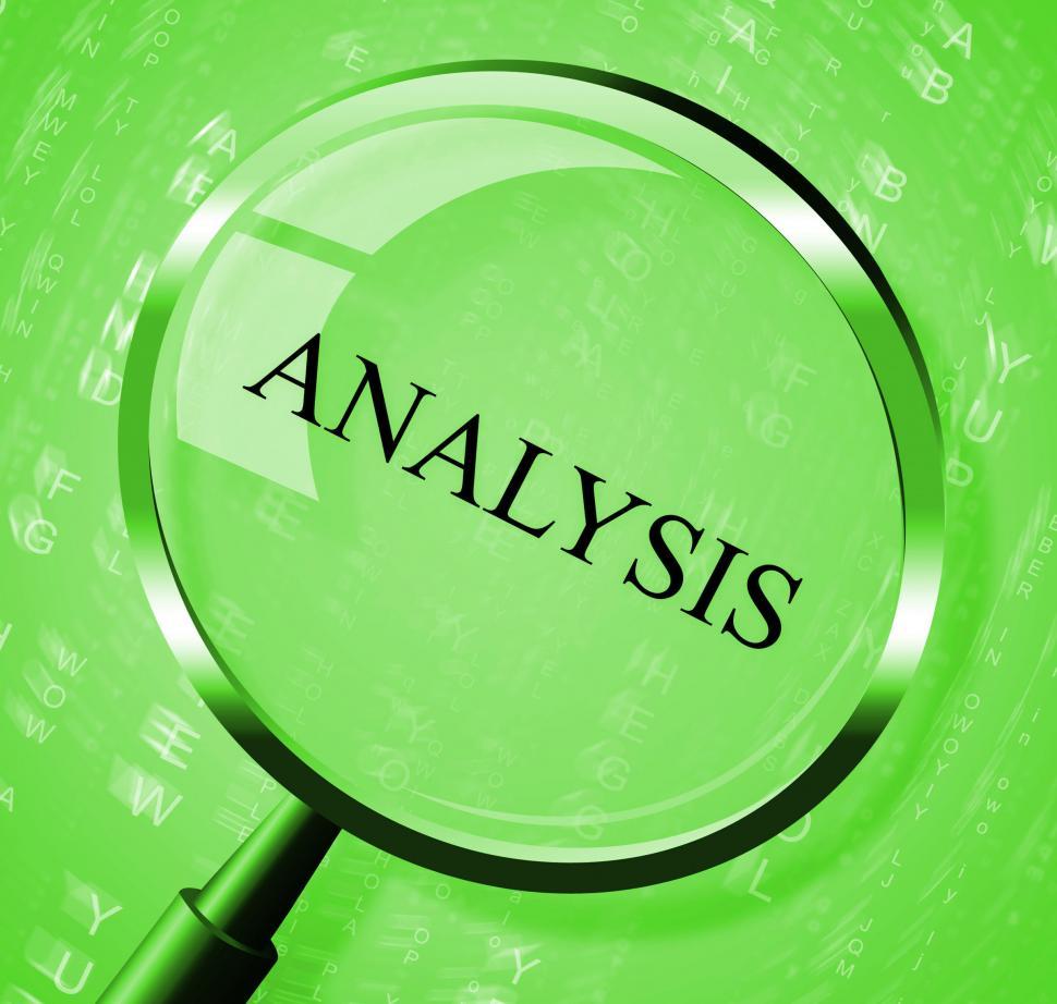 Free Stock Photo of Analysis Magnifier Represents Data Analytics And Analyse