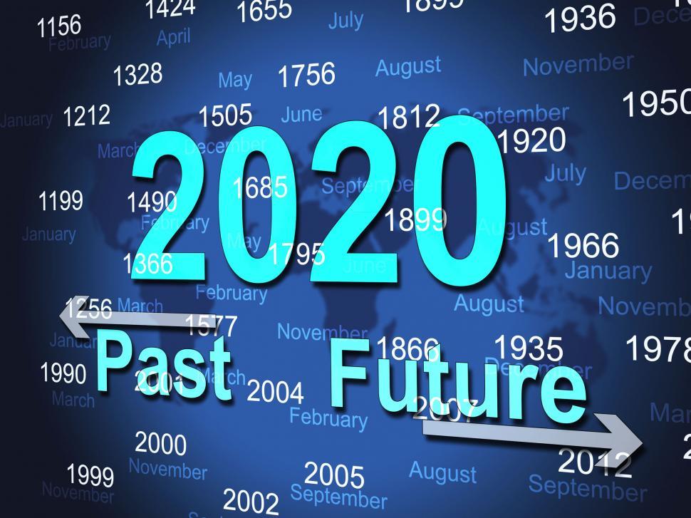Free Image of Two Thosand Twenty Represents Happy New Year And Celebrating 