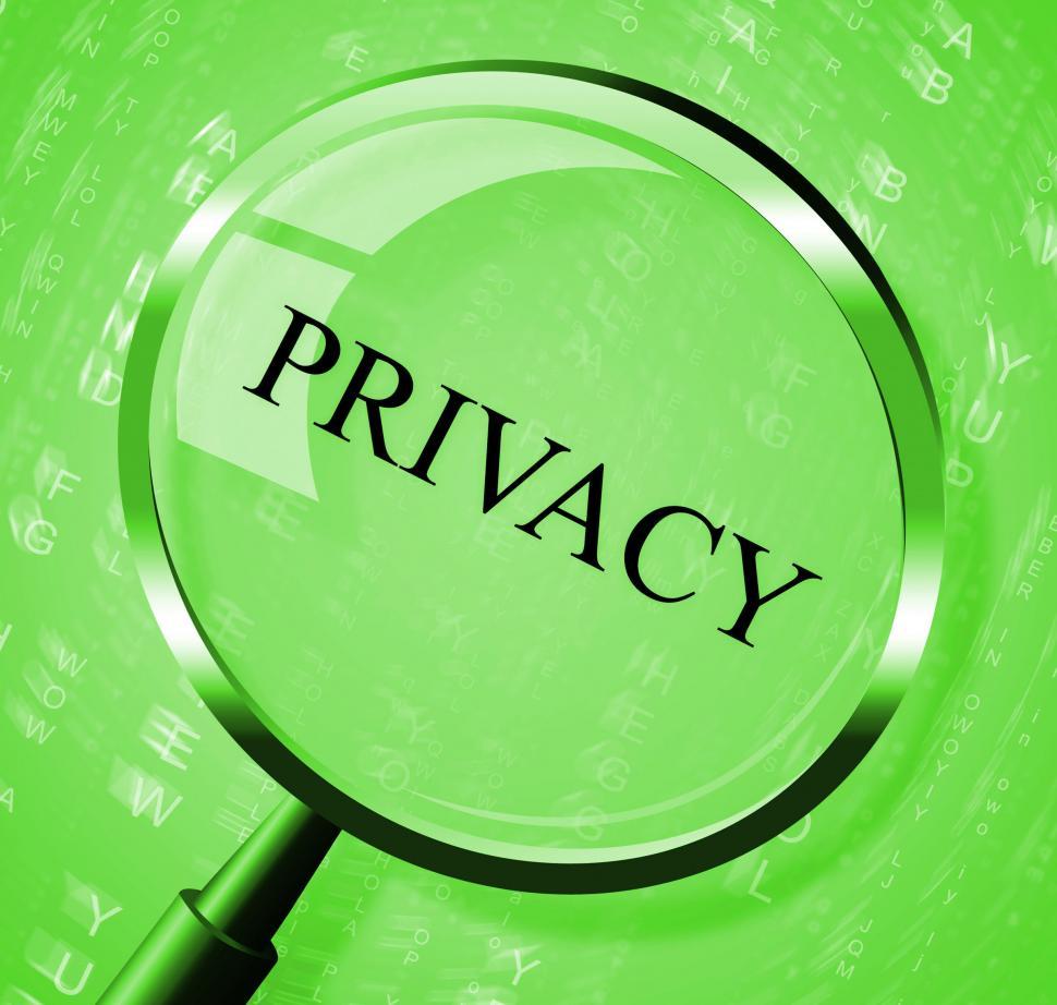 Free Image of Privacy Magnifier Represents Secret Confidentially And Magnifica 