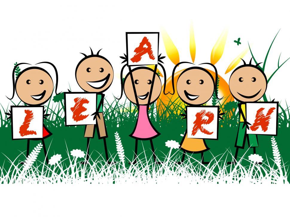 Free Image of Kids Learn Shows Childhood Studying And Toddlers 