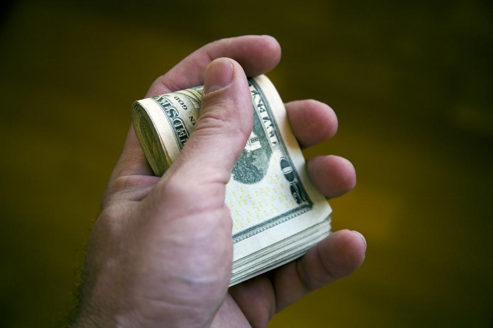 Free Image of A fistfull of twenties 