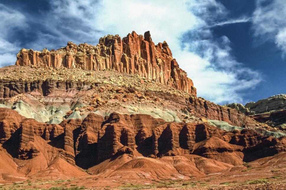 Free Stock Photo Of Castle Formation With Sediment Levels 