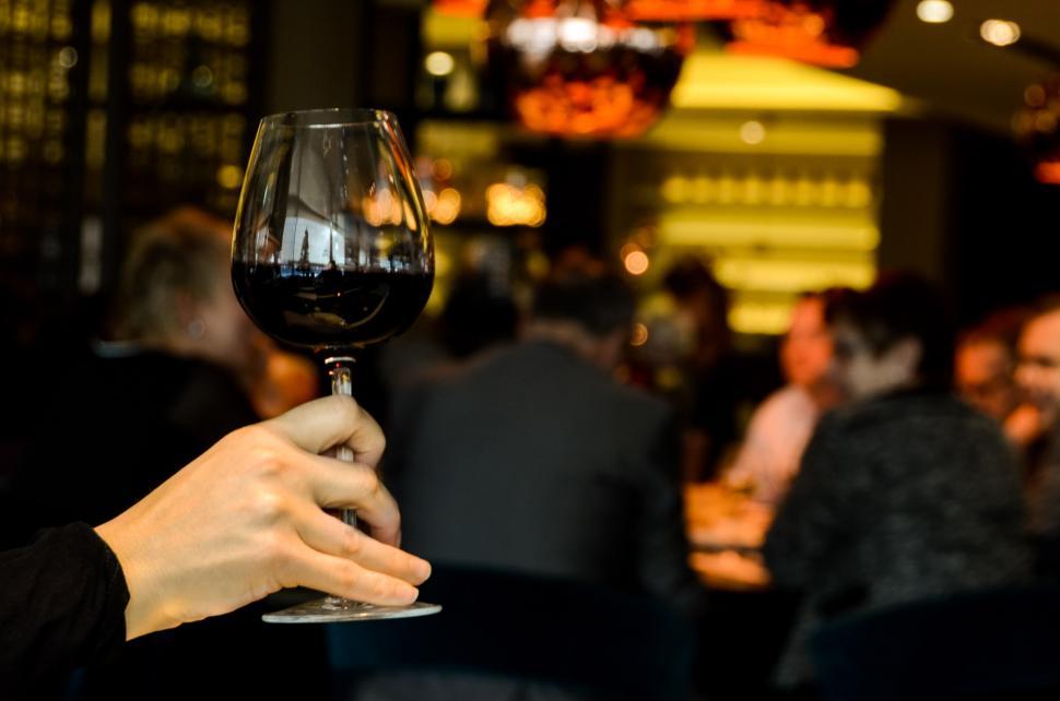 Free Image of Person Holding a Wine Glass 