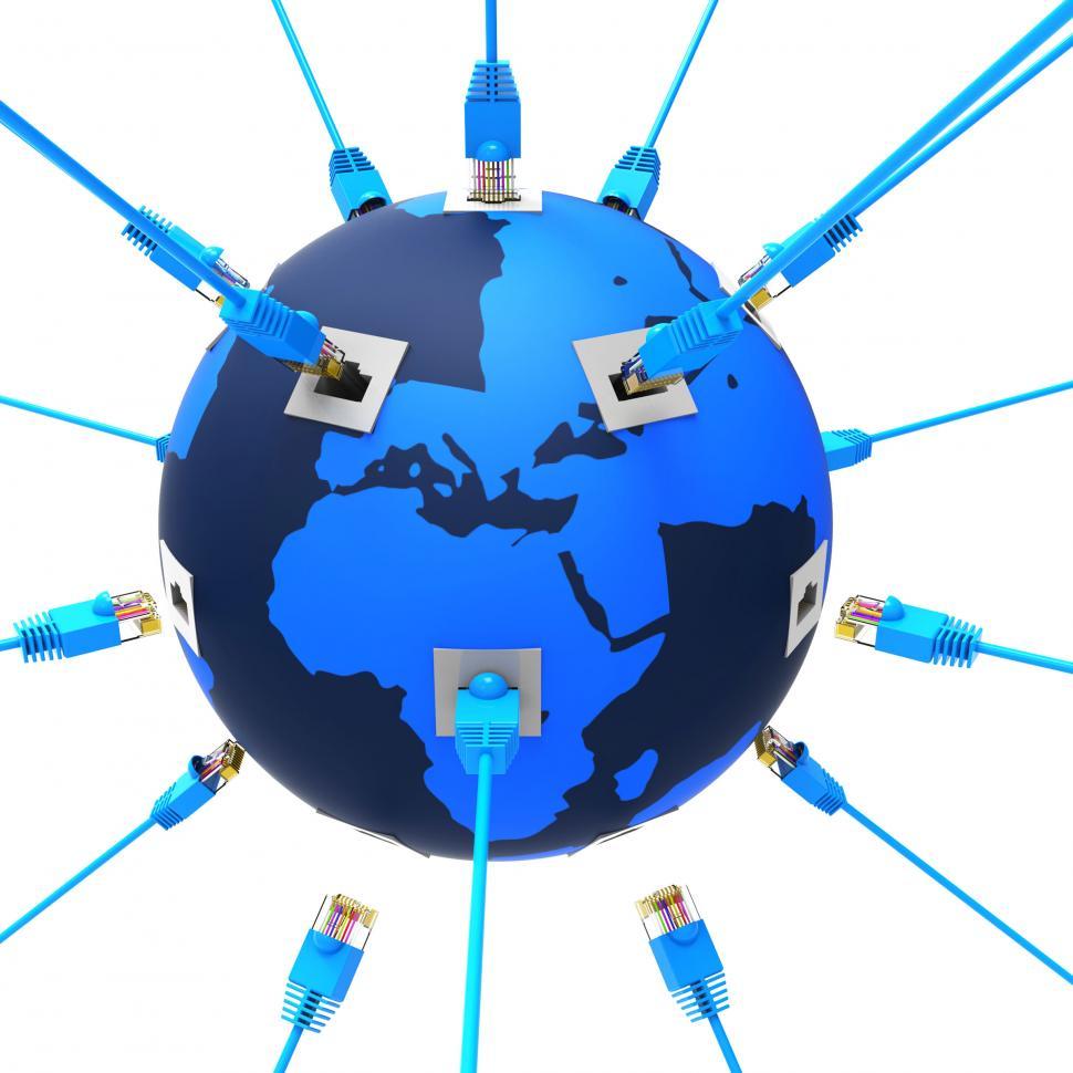 Free Stock Photo of Worldwide Network Represents Web Site And Computing ...