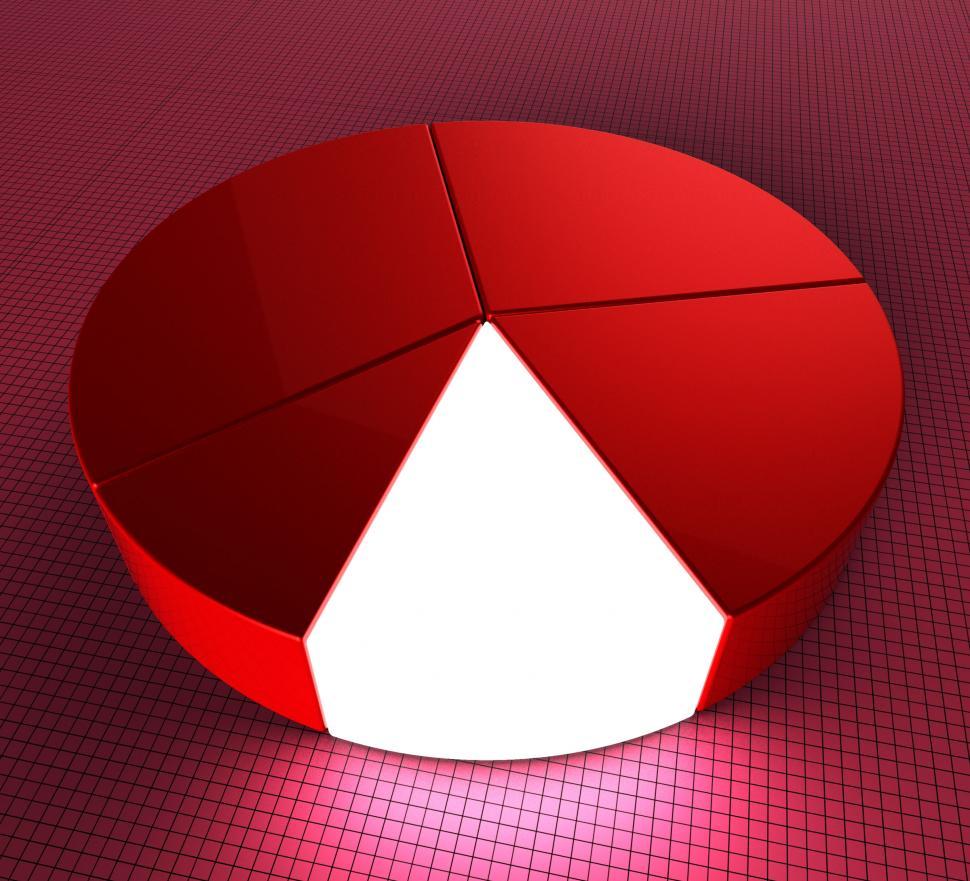 Free Image of Pie Chart Shows Statistic Profit And Graphics 