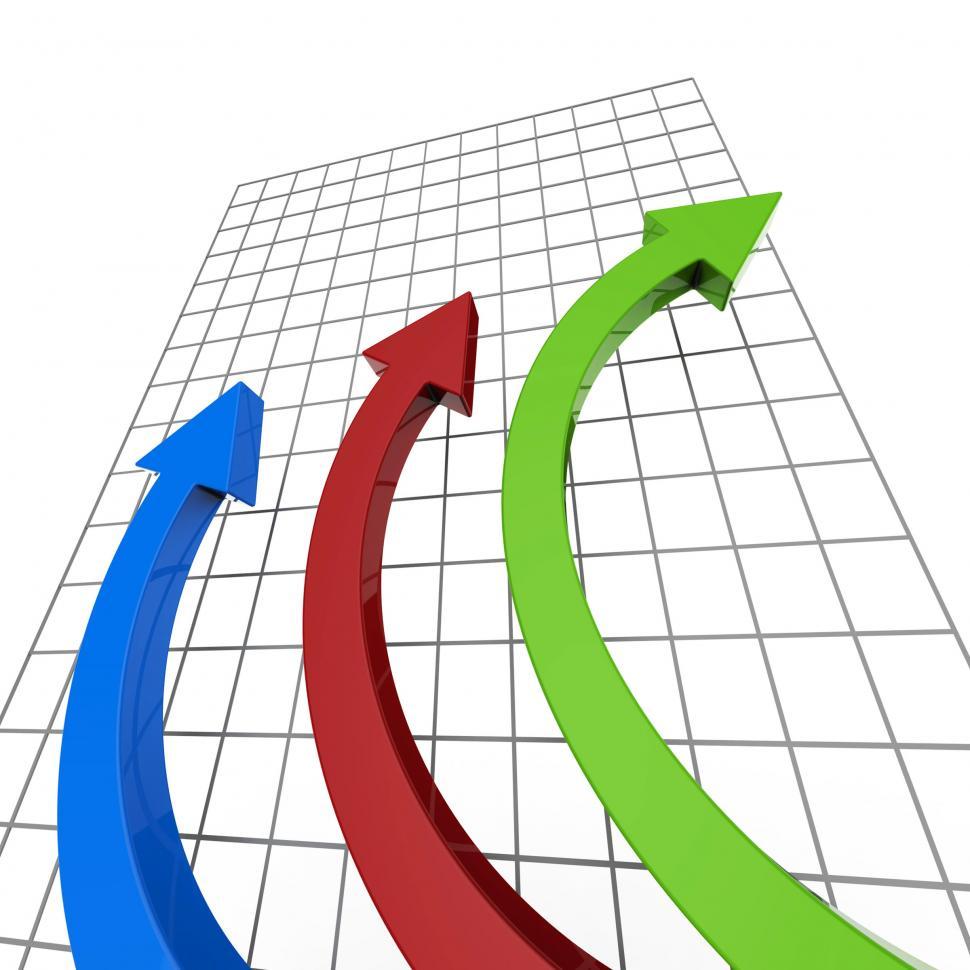 Free Image of Progress Report Represents Business Graph And Analysis 