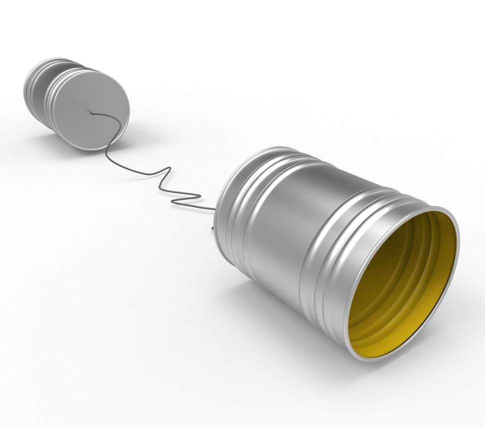 Free Image of Phone Conversation Represents Phones Confab And Parley 