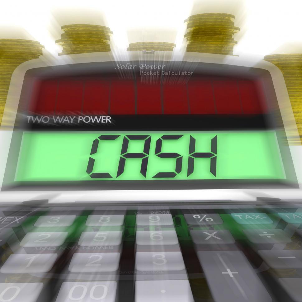 Free Image of Cash Calculated Means Finances Savings Or Loan 