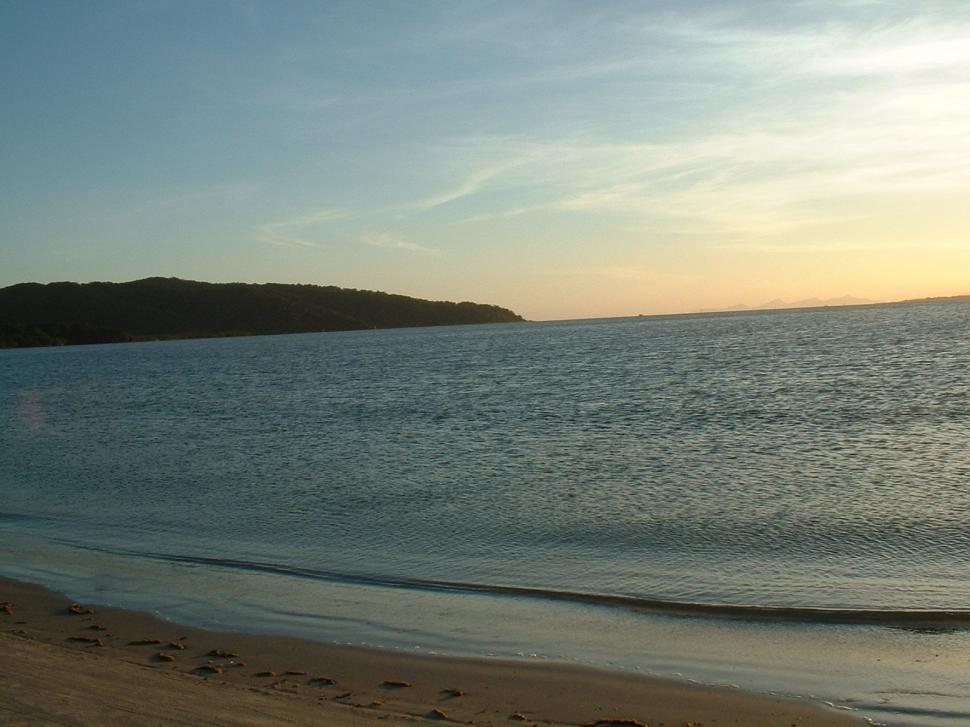 Free Image of Sunset at the beach 