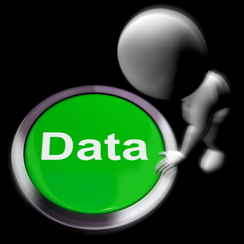 Free Image of Data Pressed Means Information Documents And Files 