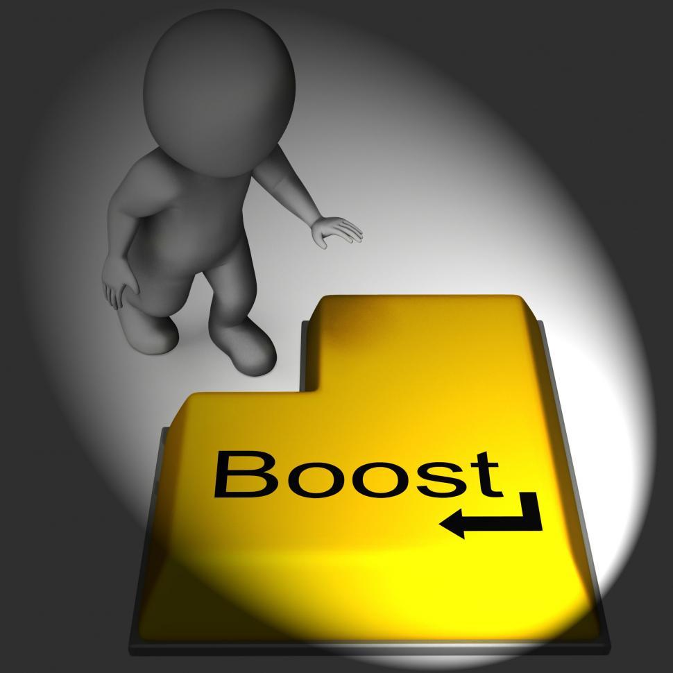 Free Image of Boost Keyboard Means Upgrade Or Improvement On Computer 