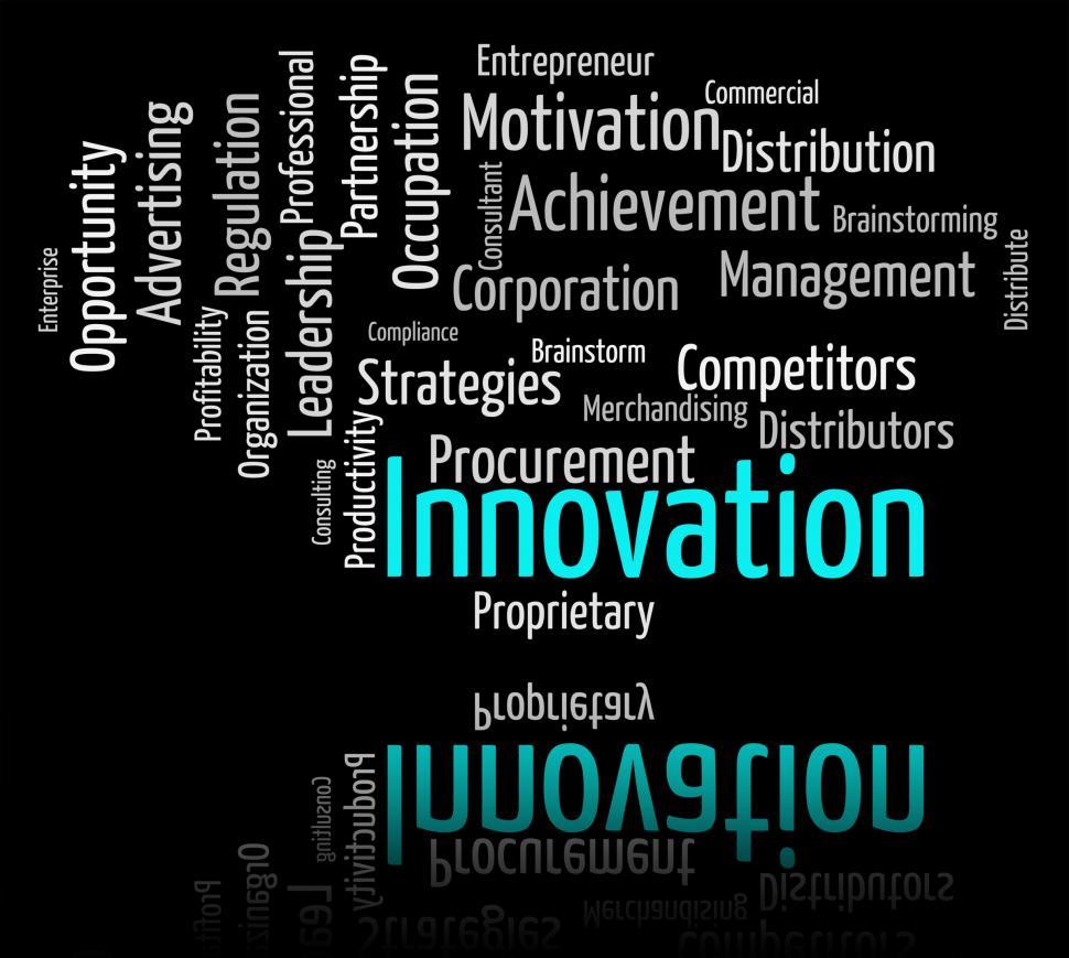 Free Stock Photo of Innovation Word Indicates New Idea And Improve 