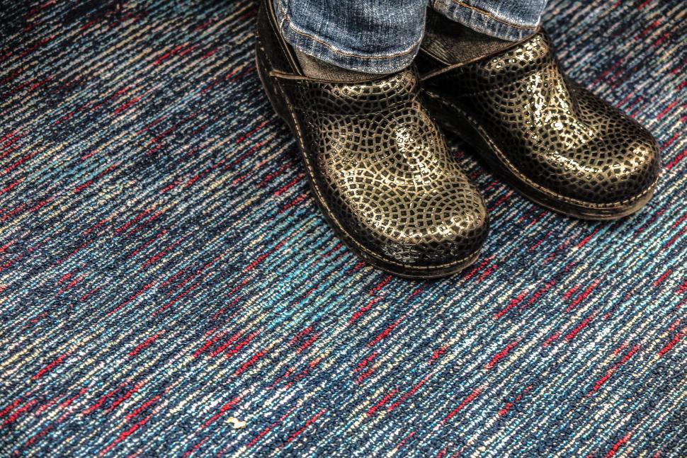 Free Image of Looking down at shoes 