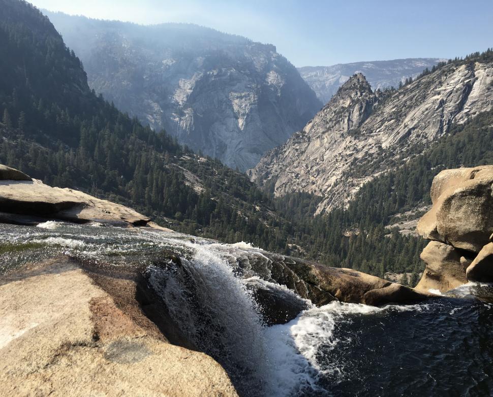 Free Stock Photo of River Flowing Through Valley Surrounded by ...